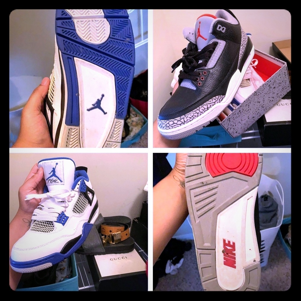 Jordans 3 & 4s Size 11